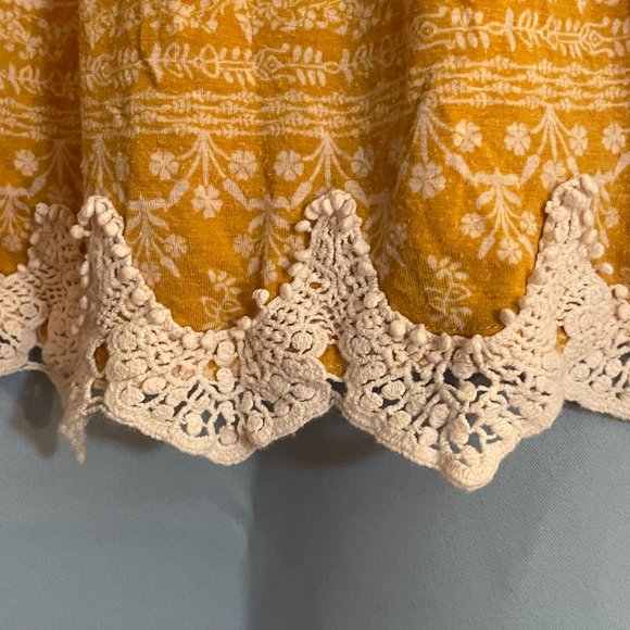 Junior Gold Boho Tank Top - Picture 3 of 3